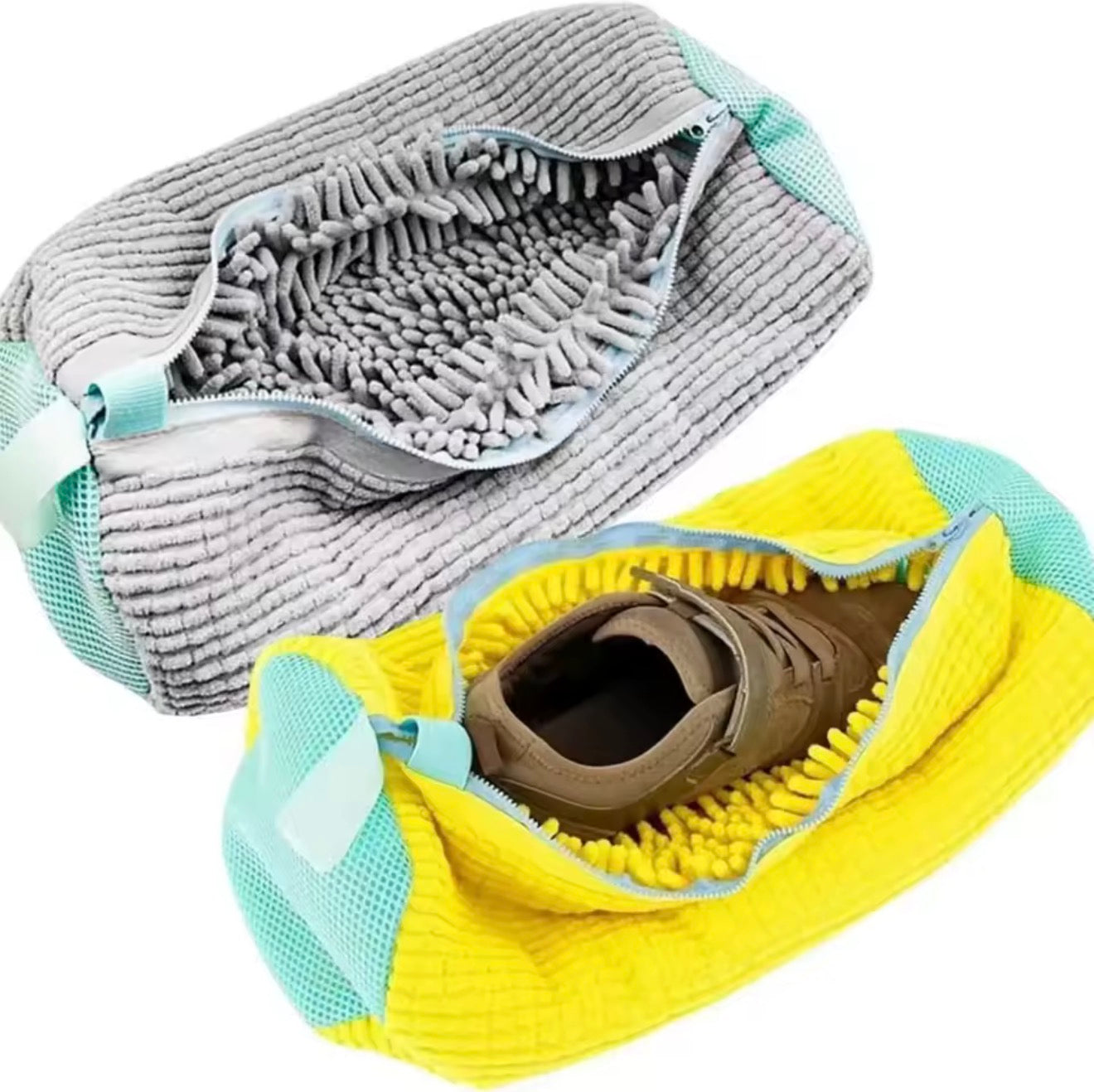 1pc Wash Shoe Bag Padded Laundry Shoe Protector