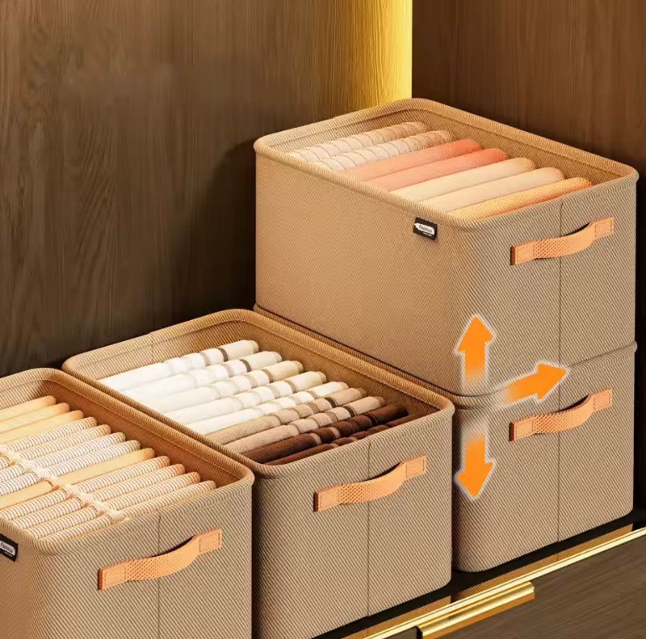 Fabric Clothes Organizer Storage Box