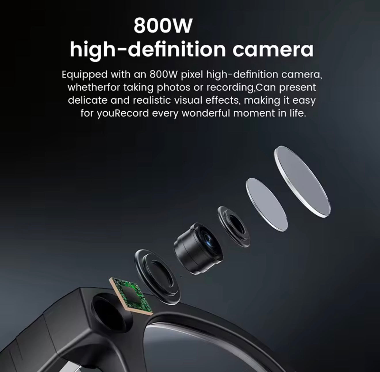 2026 Smart Glasses HD Photo Video OpenAI Record Translation Touch Photochromic Lenses Bluetooth Call Music Multifunction