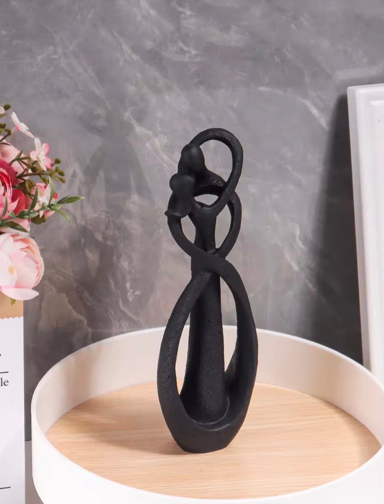 Embracing Couple Sculpture