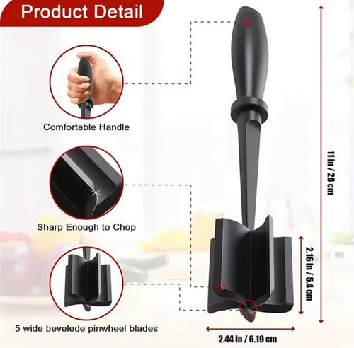 1pc Meat Chopper, shreds hamburger, Heat resistant