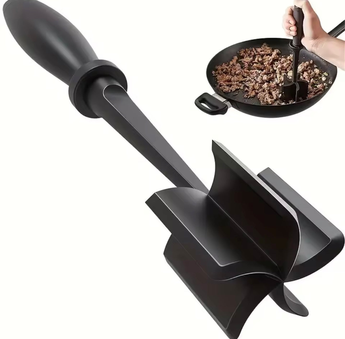 1pc Meat Chopper, shreds hamburger, Heat resistant