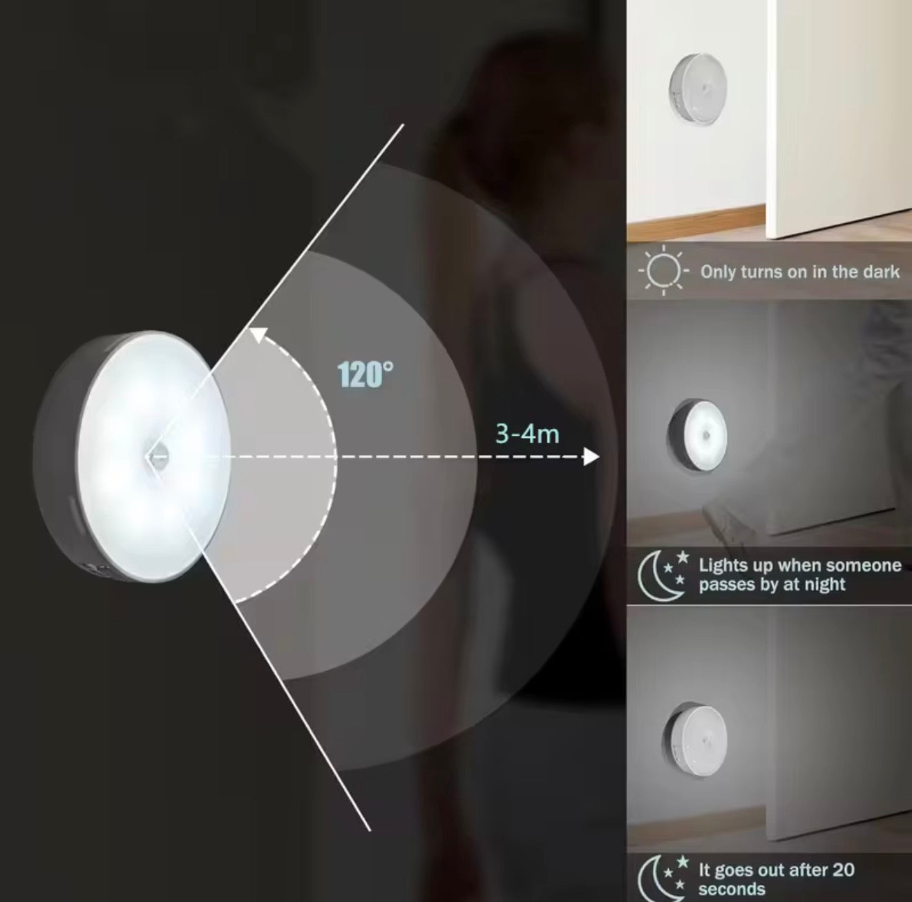 1pc Motion Sensor Night Light